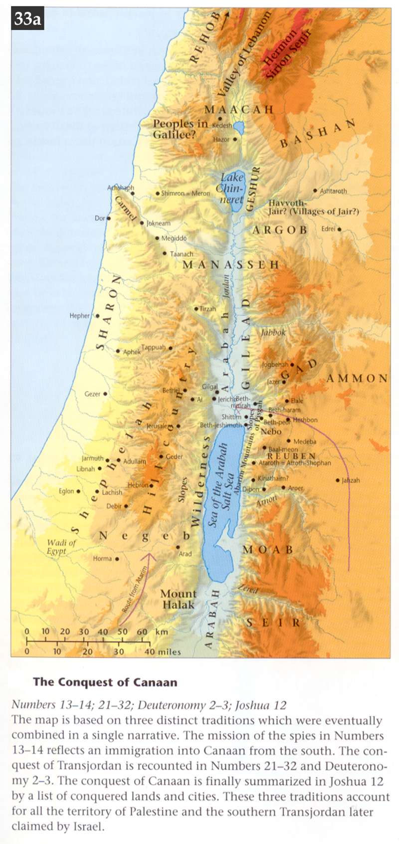 Old Testament Maps And Charts